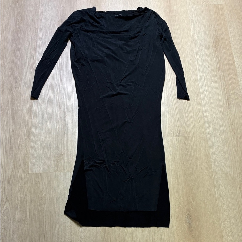 All Saints Black Long Sleeve Dress